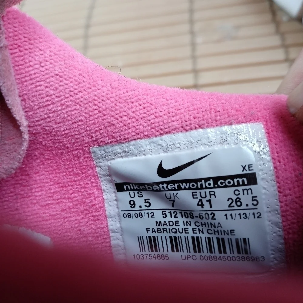 Nike Flex 2012 Women Pink Athletic Running Shoes Size 9.5 #512108-602 EUC. 250pe